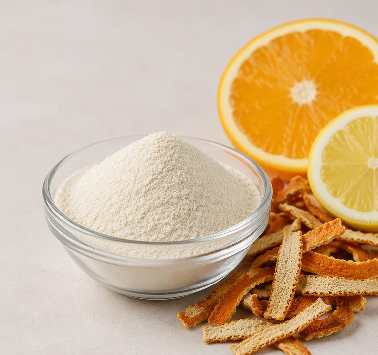 Citrus Pectin — Citrus peel from juice processing, following golden scientific ratios
